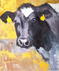 FRIESIAN COW by Dennis Orme Shaw at Ross's Online Art Auctions