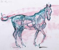 PINK MARE by Con Campbell at Ross's Online Art Auctions