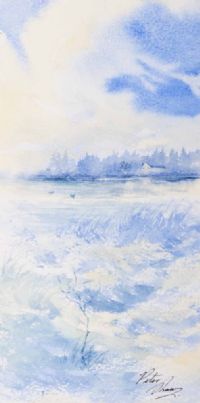 WINTER IS COMING by Peter Shaw at Ross's Online Art Auctions