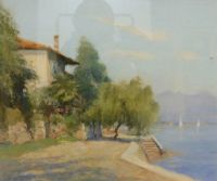 LAKE MAGGIORE by Bob Richardson at Ross's Online Art Auctions