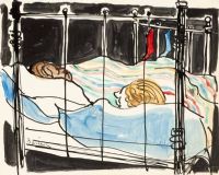 SLEEPING FIGURES by Gerard Dillon at Ross's Online Art Auctions