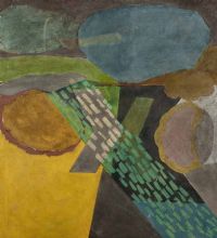 CROSSED LANDSCAPE by Irish School at Ross's Online Art Auctions