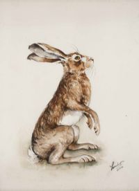 HARE by A. Harding at Ross's Online Art Auctions
