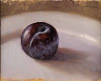 STILL LIFE, PLUM by Frank Eyre at Ross's Online Art Auctions