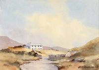 THE ANTRIM HILLS by Roger J. Sloan at Ross's Online Art Auctions