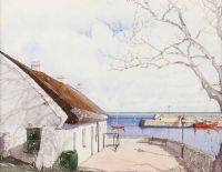 COCKLE ROW, GROOMSPORT by John P. Bell at Ross's Online Art Auctions