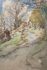 A STONEY LANE by P.A. Wise at Ross's Online Art Auctions