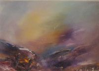 HEADING UP THE MOUNTAIN by Carol Ann Waldron at Ross's Online Art Auctions