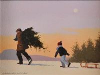 THE CHRISTMAS TREE by Gregory Moore at Ross's Online Art Auctions