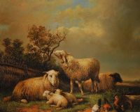 SHEEP IN PASTURE by Late 20th Century Reproduction at Ross's Online Art Auctions