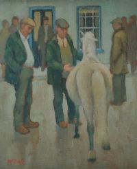 THE GREY MARE by Norman J. Smyth RUA at Ross's Online Art Auctions