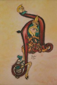 THE BOOK OF KELLS by Yvonne Fisher at Ross's Online Art Auctions