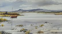 LAKE SCENE by Chris Dearden RUA at Ross's Online Art Auctions