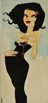 PRETTY WOMAN by Martin Bradley at Ross's Online Art Auctions