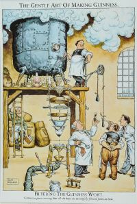 FILTERING THE GUINNESS WORT by John Ireland at Ross's Online Art Auctions