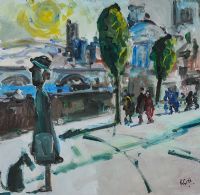 PARISIAN WALKWAY by Rachel Grainger Hunt at Ross's Online Art Auctions