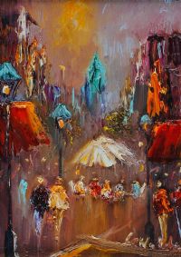 CITY DAYS by Carol Ann Waldron at Ross's Online Art Auctions