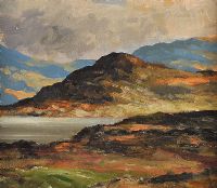 THE HILLS OF DONEGAL by Irish School at Ross's Online Art Auctions