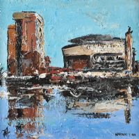 THE WATERFRONT by Nicholas Finn at Ross's Online Art Auctions