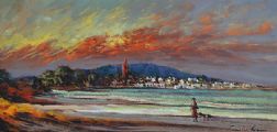 NEWCASTLE, COUNTY DOWN by William Cunningham at Ross's Online Art Auctions