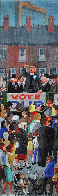 ELECTION FEVER, BELFAST STYLE by Cupar Pilson at Ross's Online Art Auctions