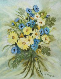 FLOWERS by Deirdre Magee at Ross's Online Art Auctions