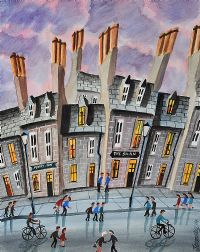 PURPLE SKIES by John Ormsby at Ross's Online Art Auctions