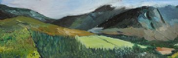 THE MOURNE MOUNTAINS by Jennifer Hill at Ross's Online Art Auctions