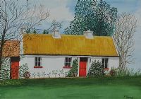 COTTAGE IN THE COUNTRY by Patricia Henry at Ross's Online Art Auctions