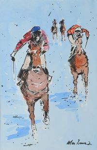OUT IN FRONT by Alan Beers at Ross's Online Art Auctions