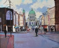 TOWARDS THE CITY HALL, BELFAST by Dennis Orme Shaw at Ross's Online Art Auctions