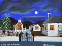 CHRISTMAS NIGHT, TORY, 1980 by Patsy Dan  Rodgers at Ross's Online Art Auctions