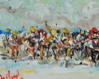 THEY'RE OFF by Desmond Murrie at Ross's Online Art Auctions