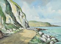 THE ANTRIM COAST ROAD by George D. Livingston at Ross's Online Art Auctions