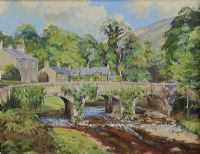 BRIDGE AT ROSTREVOR by Colin Turner at Ross's Online Art Auctions