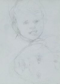 CHILD HEAD STUDY by Tom Carr HRHA HRUA at Ross's Online Art Auctions
