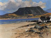 MUCKISH MOUNTAIN by Hugh McIlfatrick at Ross's Online Art Auctions