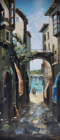 SPANISH ARCH by Frank Fitzsimons at Ross's Online Art Auctions