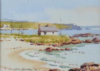 AT PORTBALLINTRAE by Samuel McLarnon UWS at Ross's Online Art Auctions