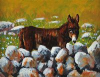 LITTLE DONKEY by Ronald Keefer at Ross's Online Art Auctions