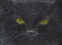 CAT'S EYES by Phyllis Leopold RUA at Ross's Online Art Auctions