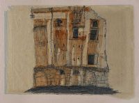 THE DOCKS BUILDING, LONDON by Leo Duff at Ross's Online Art Auctions