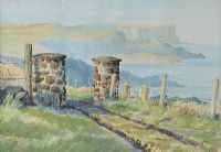 THE CAUSEWAY FROM BALLINTOY by James McKendry at Ross's Online Art Auctions
