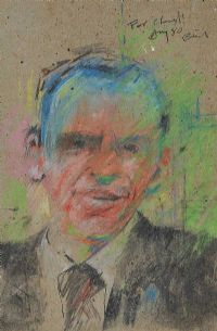 PORTRAIT OF FRANK SINATRA by Basil Blackshaw HRHA HRUA at Ross's Online Art Auctions