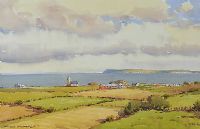 CHURCH AT BALLINTOY by Samuel McLarnon UWS at Ross's Online Art Auctions