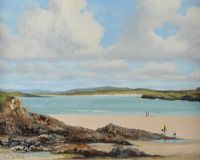 MARBLE HILL STRAND by Edward Clarke at Ross's Online Art Auctions