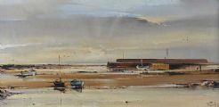 LOW TIDE, COUNTY DOWN by Frank Fitzsimons at Ross's Online Art Auctions