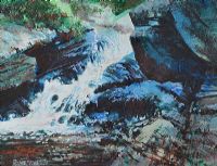 SPINKWEE RIVER by Rodney Howes at Ross's Online Art Auctions