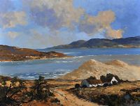 AND DUNES, DONEGAL by Hugh McIlfatrick at Ross's Online Art Auctions
