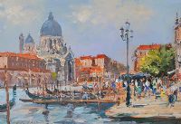 SANTA MARIA, VENICE by Colin Gibson at Ross's Online Art Auctions